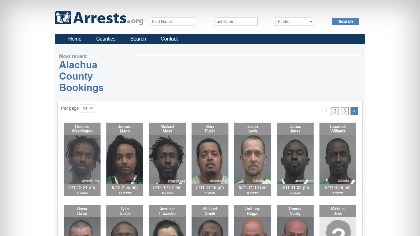 Alachua County Arrests and Inmate Search